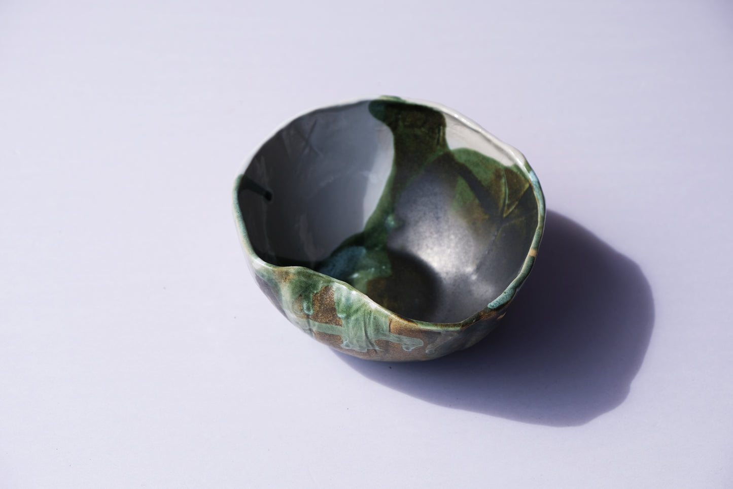 FOREST WHITE-GREEN BOWL