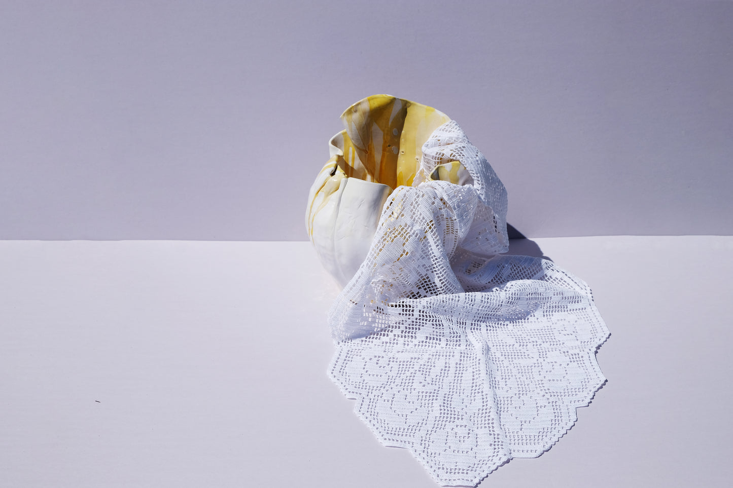 YELLOW MARELE with lace