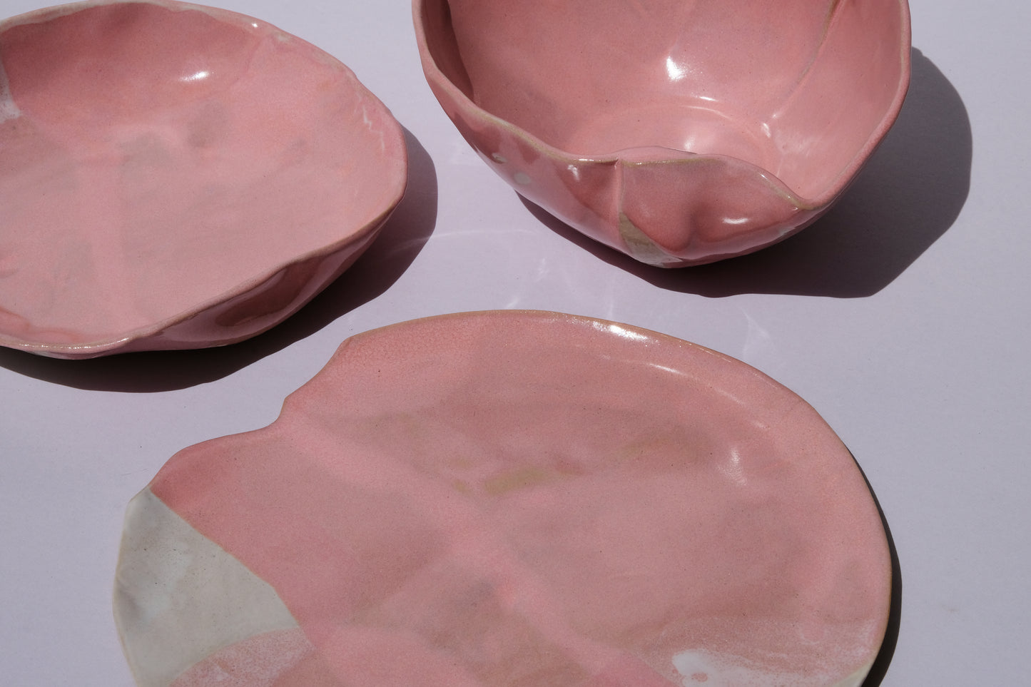 Pink deep plate